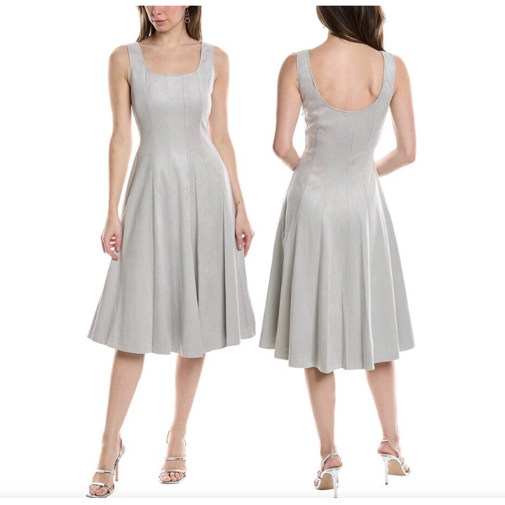 Nwt Elie Tahari Paneled A-Line Dress